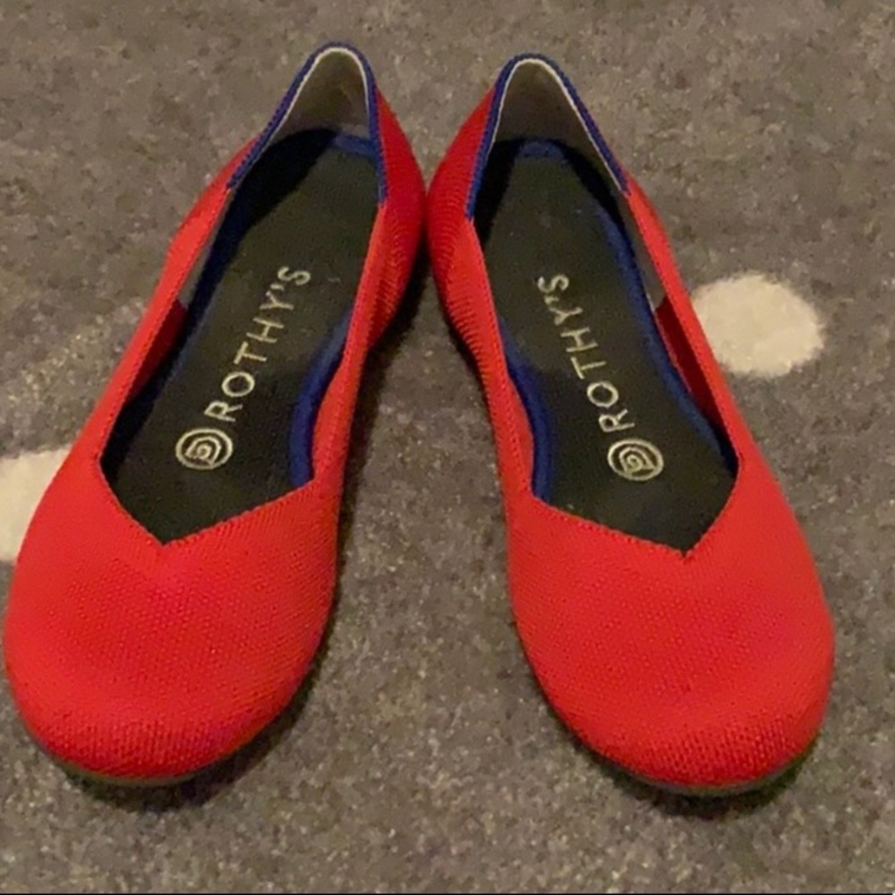 True Red Rothy’s - like new